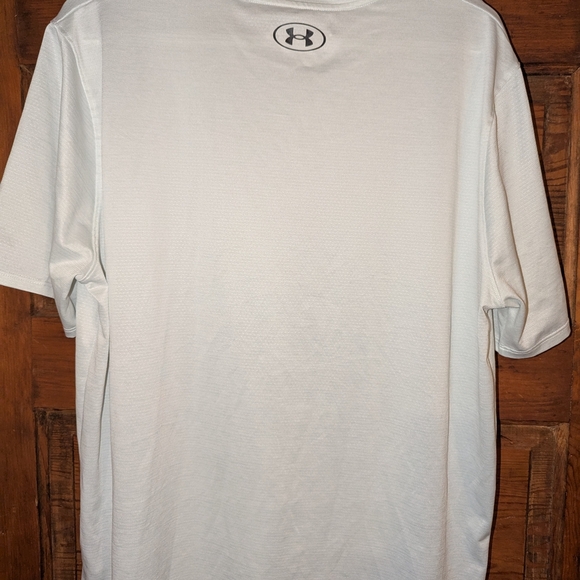 Under Armour White Short Sleeve Tee Athletic Fit - Picture 4 of 8